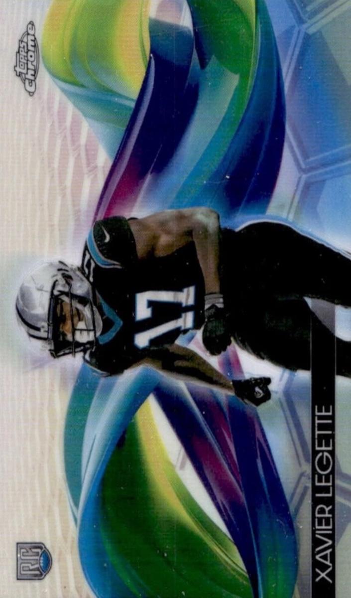 2024 Topps Chrome Helix Xavier Legette #H-2 card