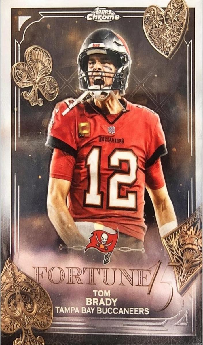 Tom Brady 2025 Topps Chrome Fortune 15 Football