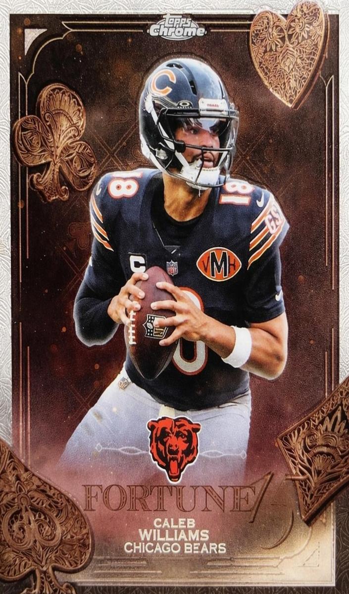 2025 Topps Chrome Caleb Williams #F15-16 card