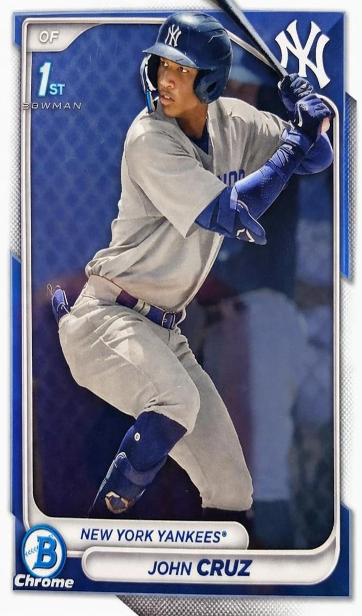 John Cruz 2024 Bowman Chrome Prospects card