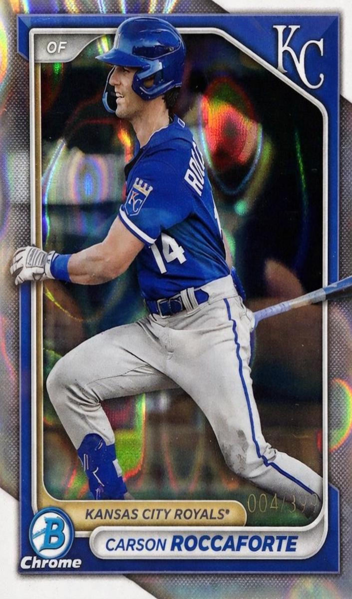 Carson Roccaforte 2024 Bowman Chrome Prospects card
