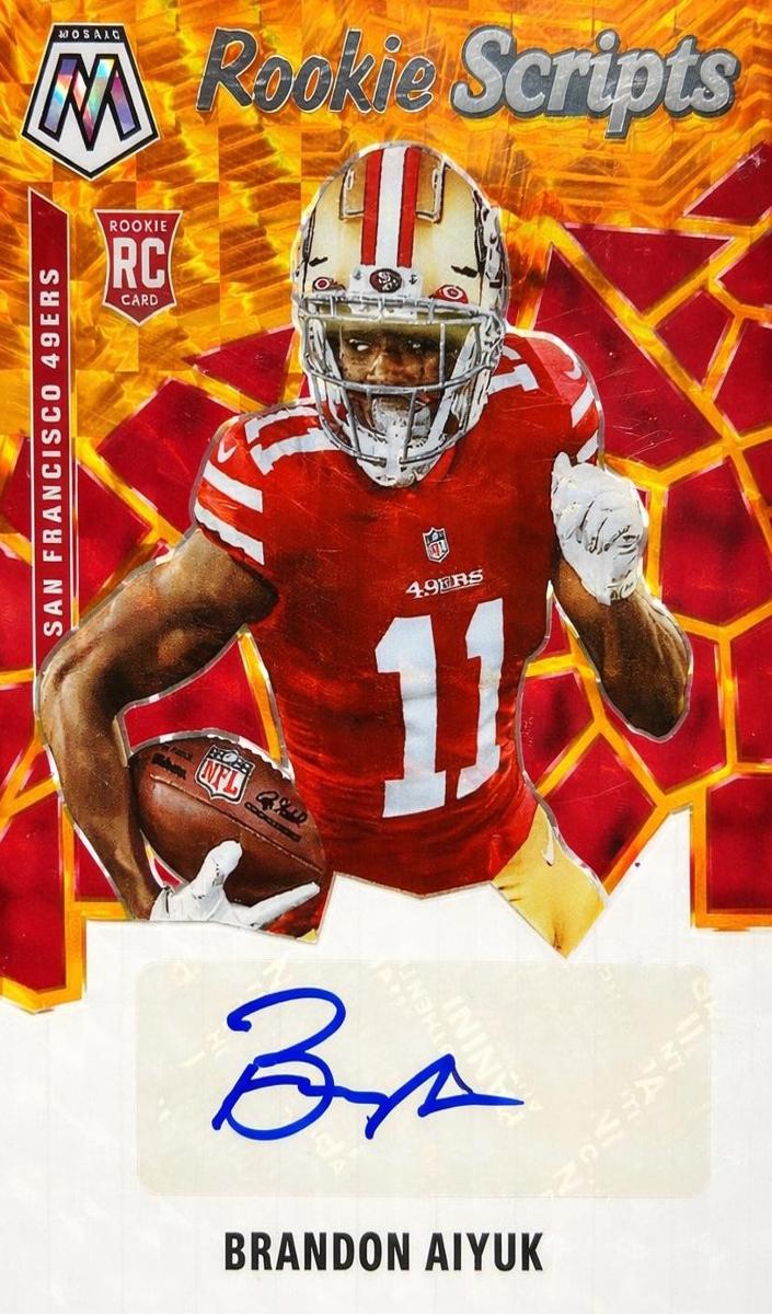 2020 Panini Mosaic Brandon Aiyuk #RA10 card