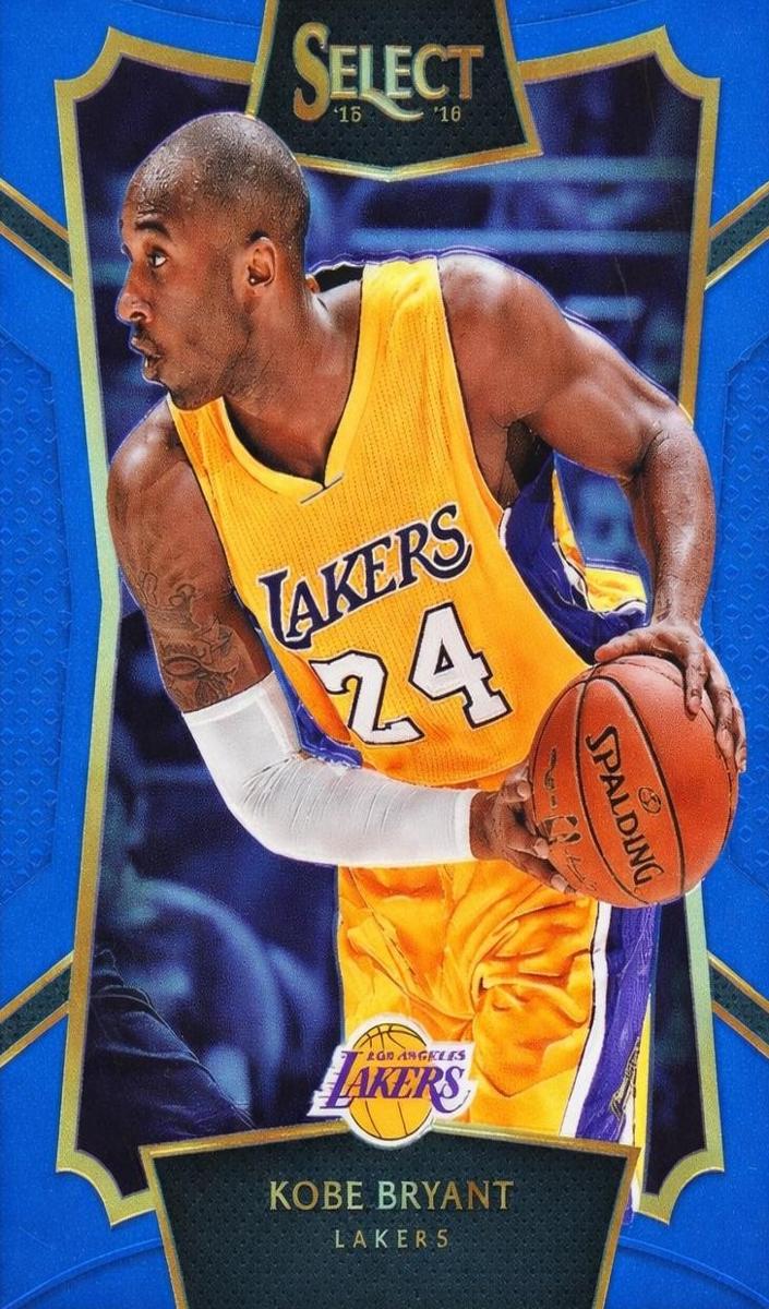 2015 Panini Select Kobe Bryant [Blue] #7 card