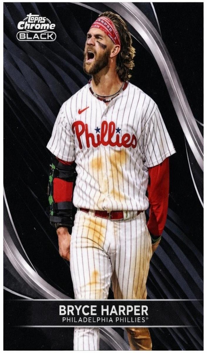 2024 Topps Chrome Black Bryce Harper #67 card