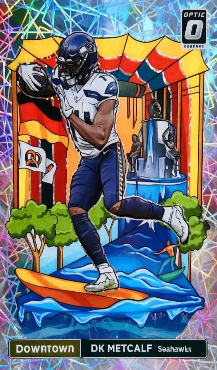 2023 Panini Donruss International Downtown DK Metcalf #ID-DM card