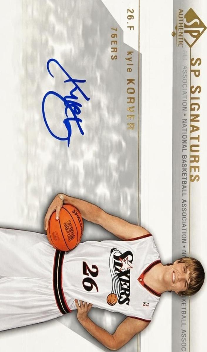 2003 SP Authentic Kyle Korver #KK-A card