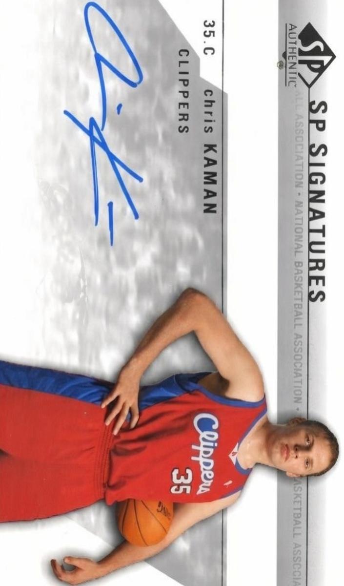 2003 SP Authentic Chris Kaman #CK-A card