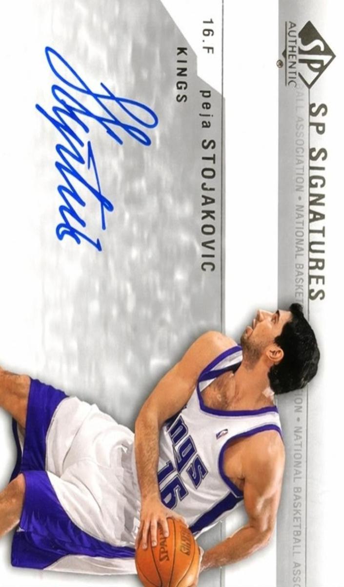 2003 SP Authentic Peja Stojakovic #PS-A card
