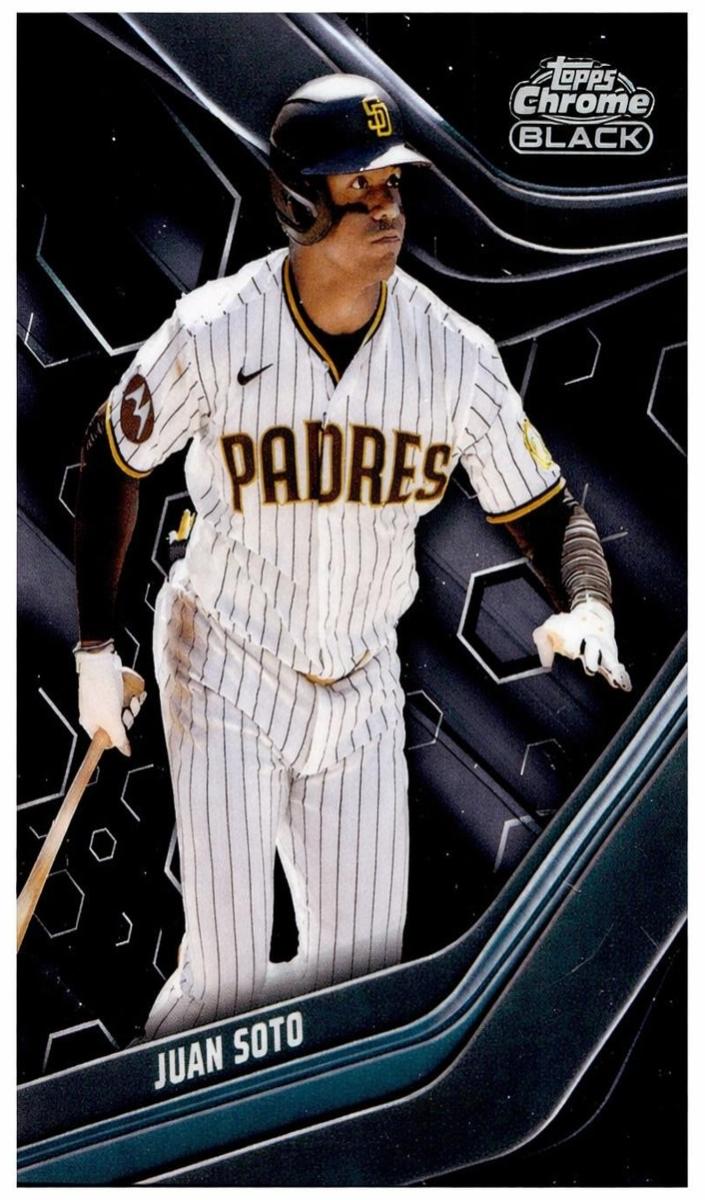 2023 Topps Chrome Black Juan Soto [Magenta] #64 card