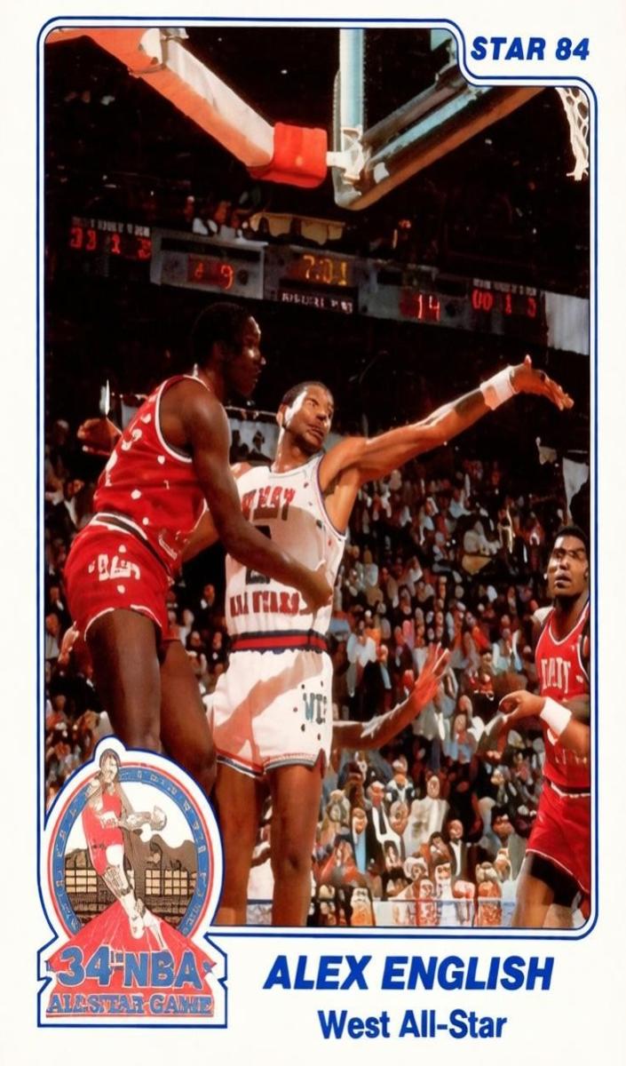 1984 Alex English [Denver Police] #18