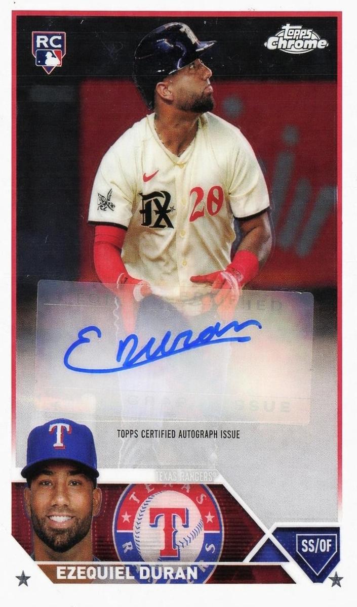 2023 Topps Chrome Update Ezequiel Duran #AC-ED card