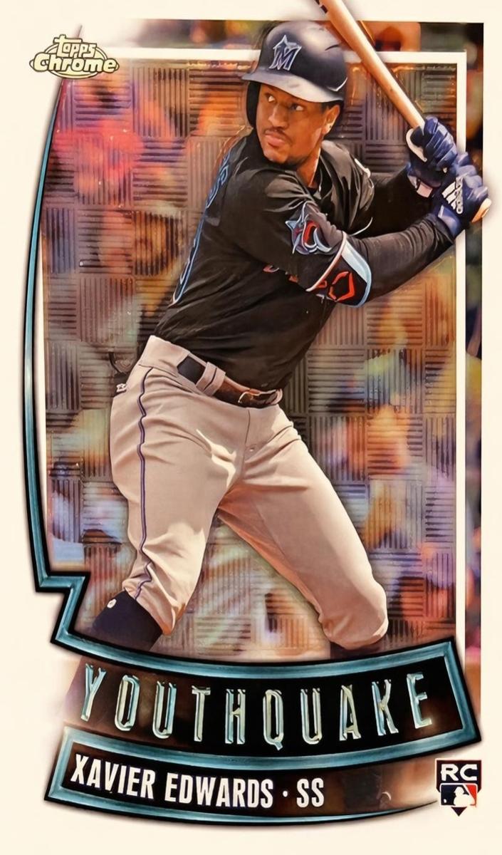 2023 Topps Chrome Update Xavier Edwards #YQ-88 card