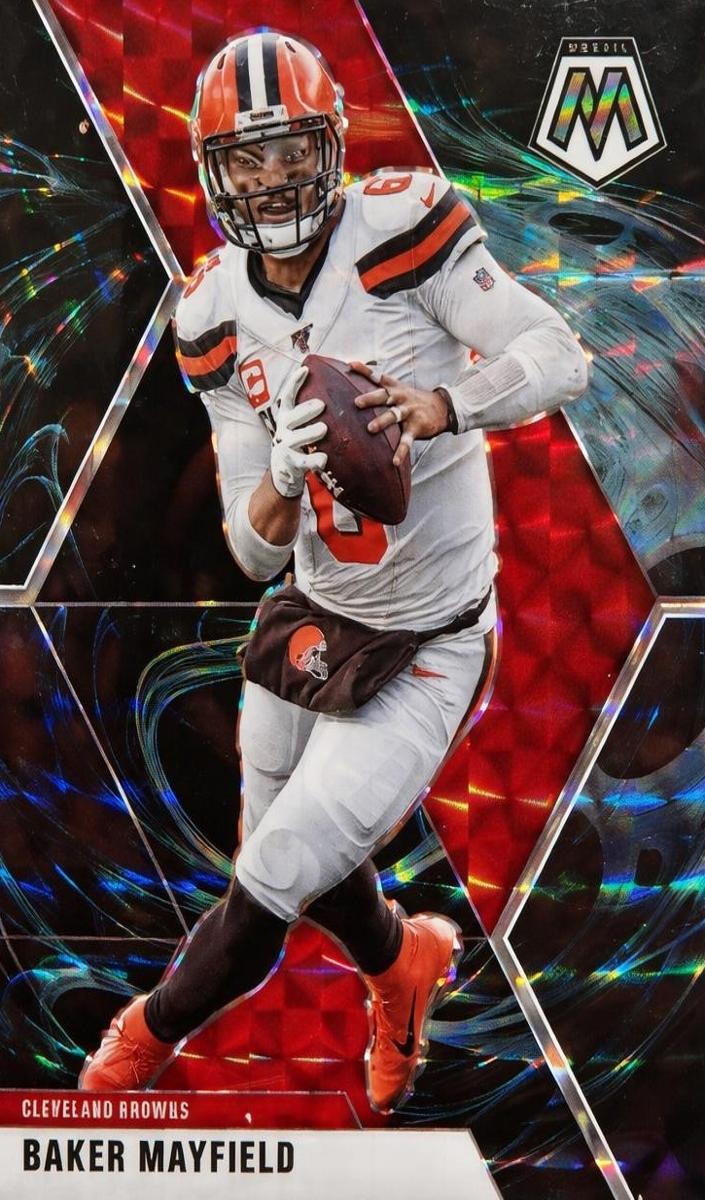 2020 Panini Mosaic Baker Mayfield [Genesis] #52 card