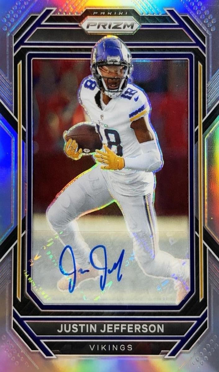 Justin Jefferson 2022 Prizm Football card