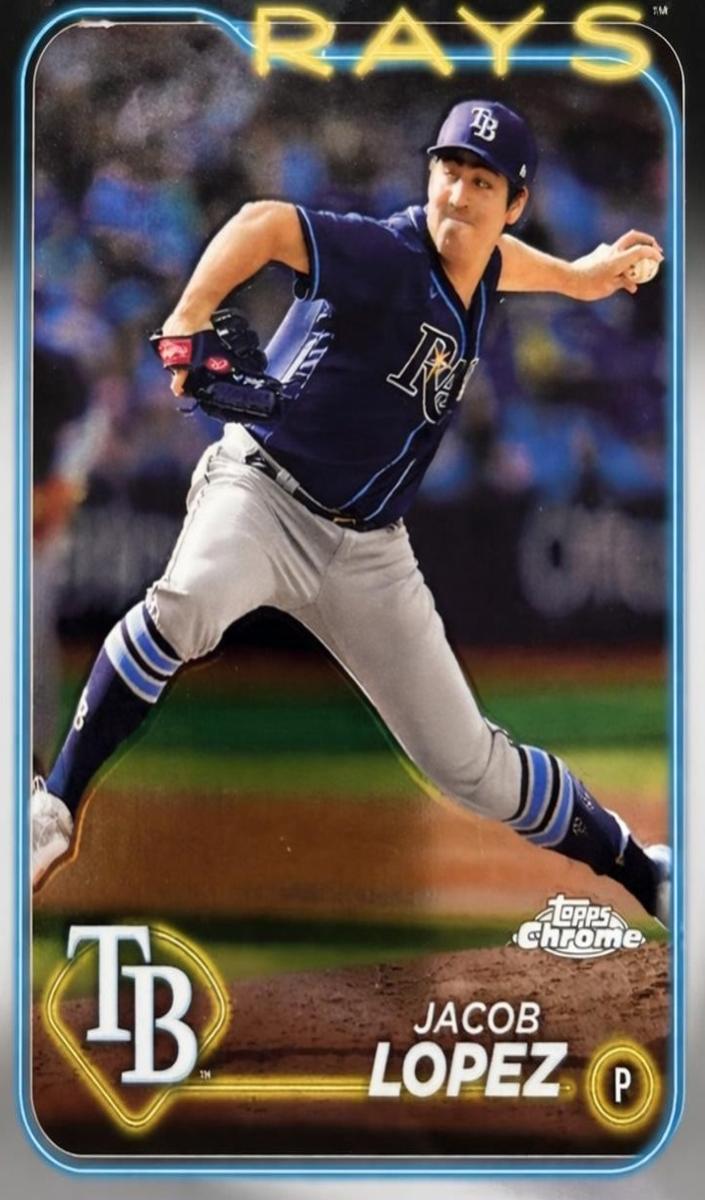 Jacob Lopez 2024 Topps Chrome Baseball card