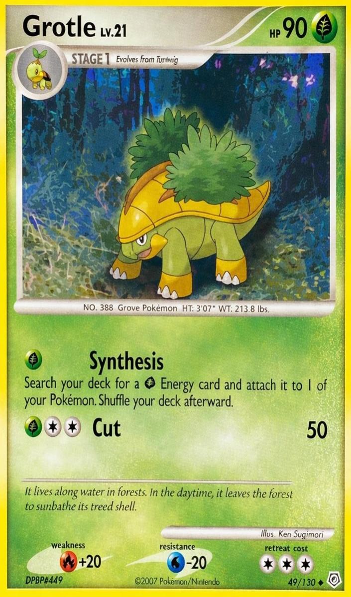 Grotle 2007 Pokemon Diamond & Pearl