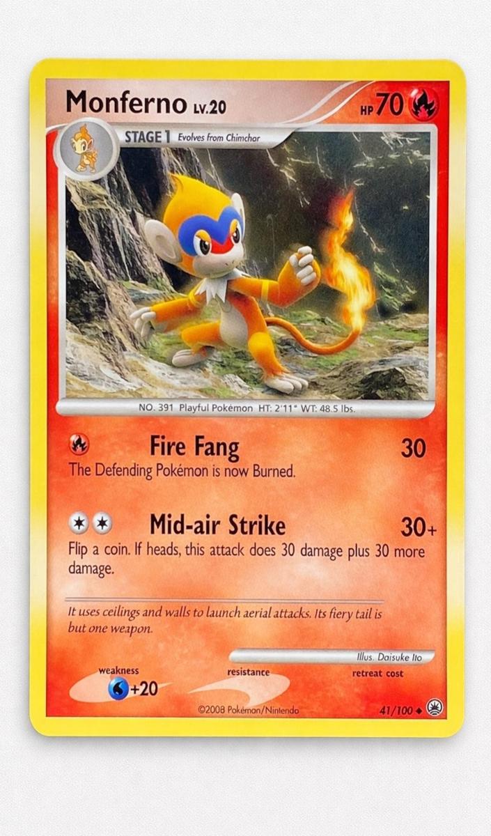 Monferno 2008 Pokemon Diamond & Pearl Majestic Dawn