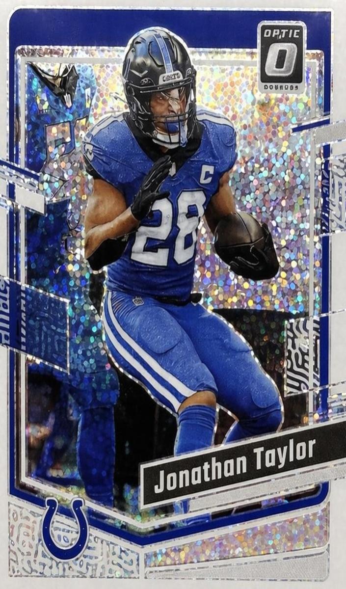 Jonathan Taylor 2023 Donruss Optic Football card
