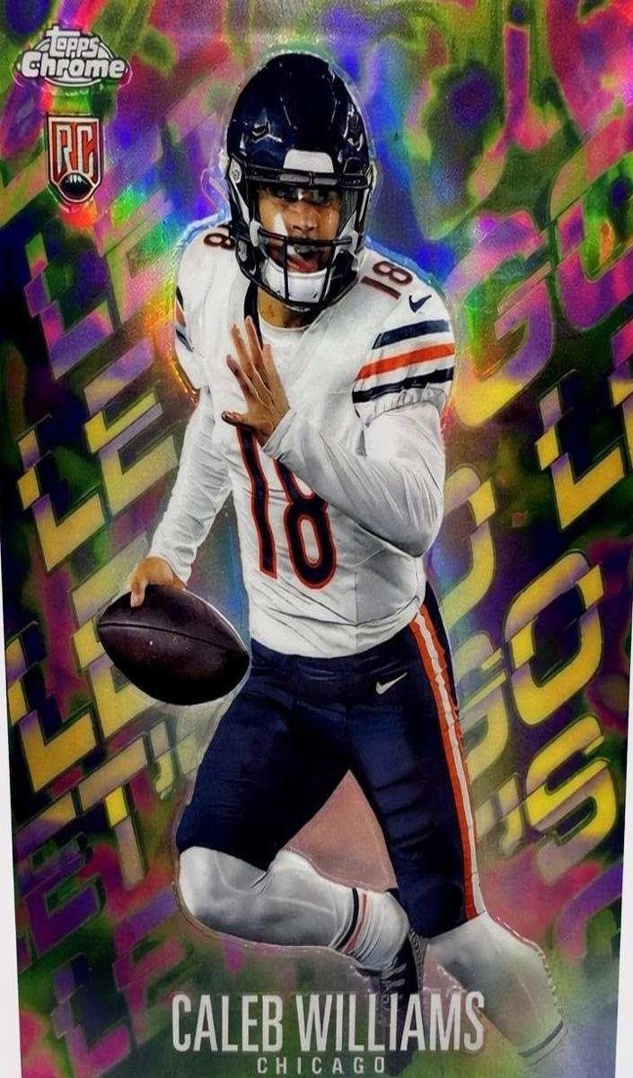 2024 Topps Chrome Let’s Go Caleb Williams #LG-8 card