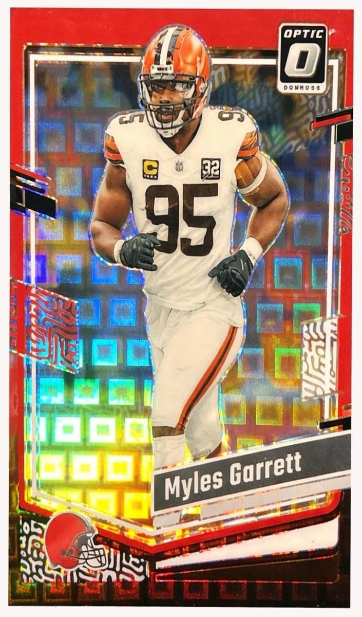 Myles Garrett 2023 Donruss Optic Football card