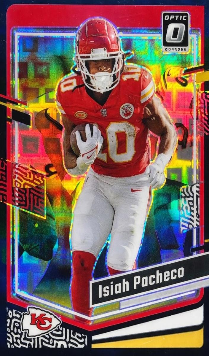 Isiah Pacheco 2023 Donruss Optic Football card