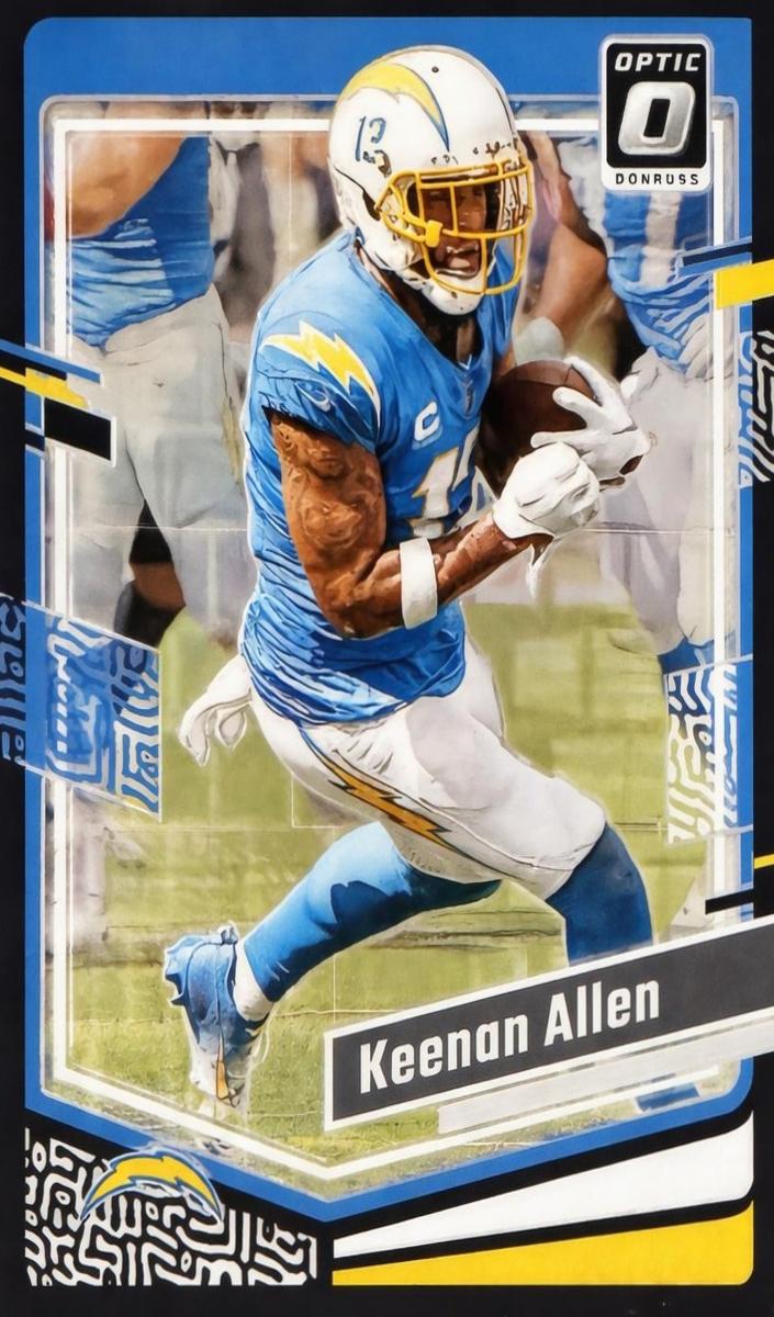 Keenan Allen 2023 Donruss Optic Football card