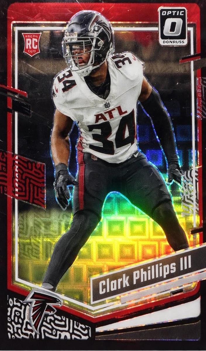 Clark Phillips III 2023 Donruss Optic Football card