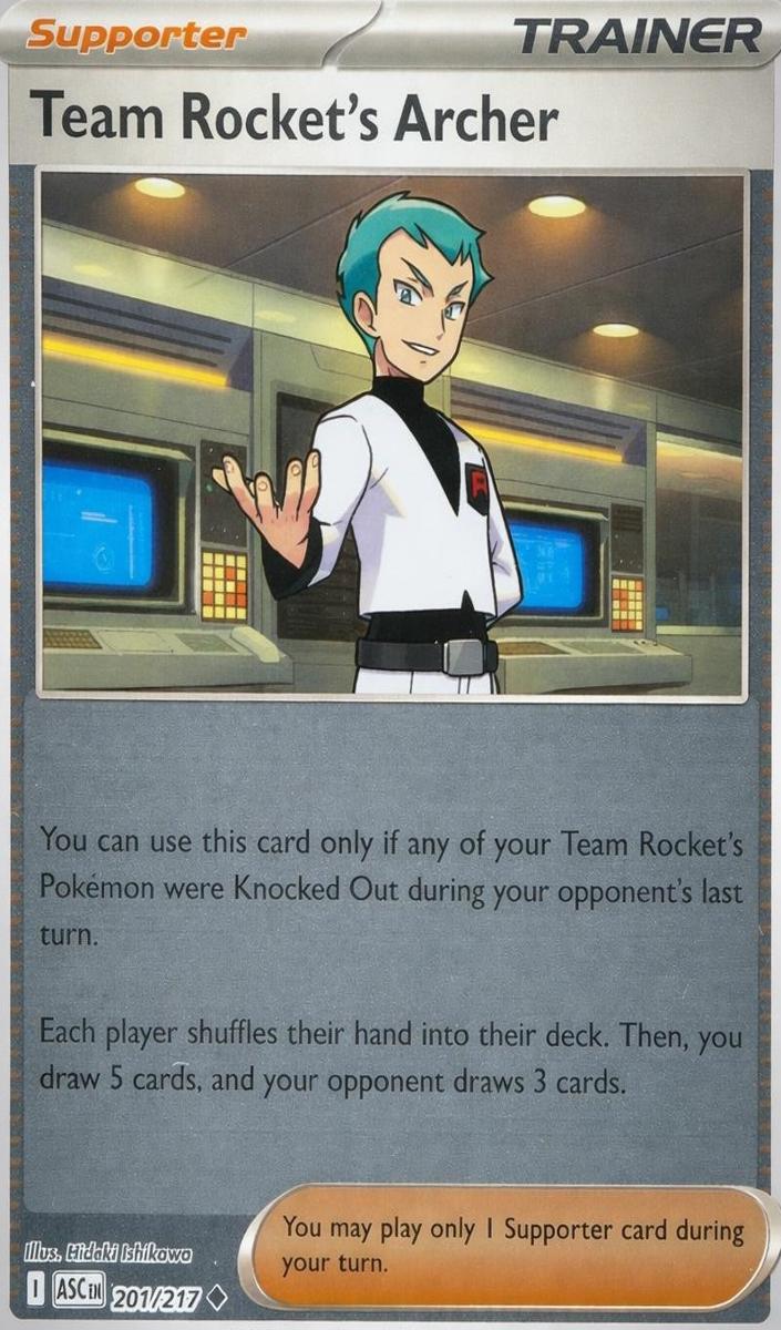 Team Rocket's Archer 2026 Pokemon Mega Evolution Ascended Heroes