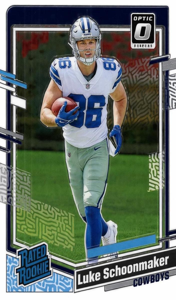 Luke Schoonmaker 2023 Donruss Optic Football card