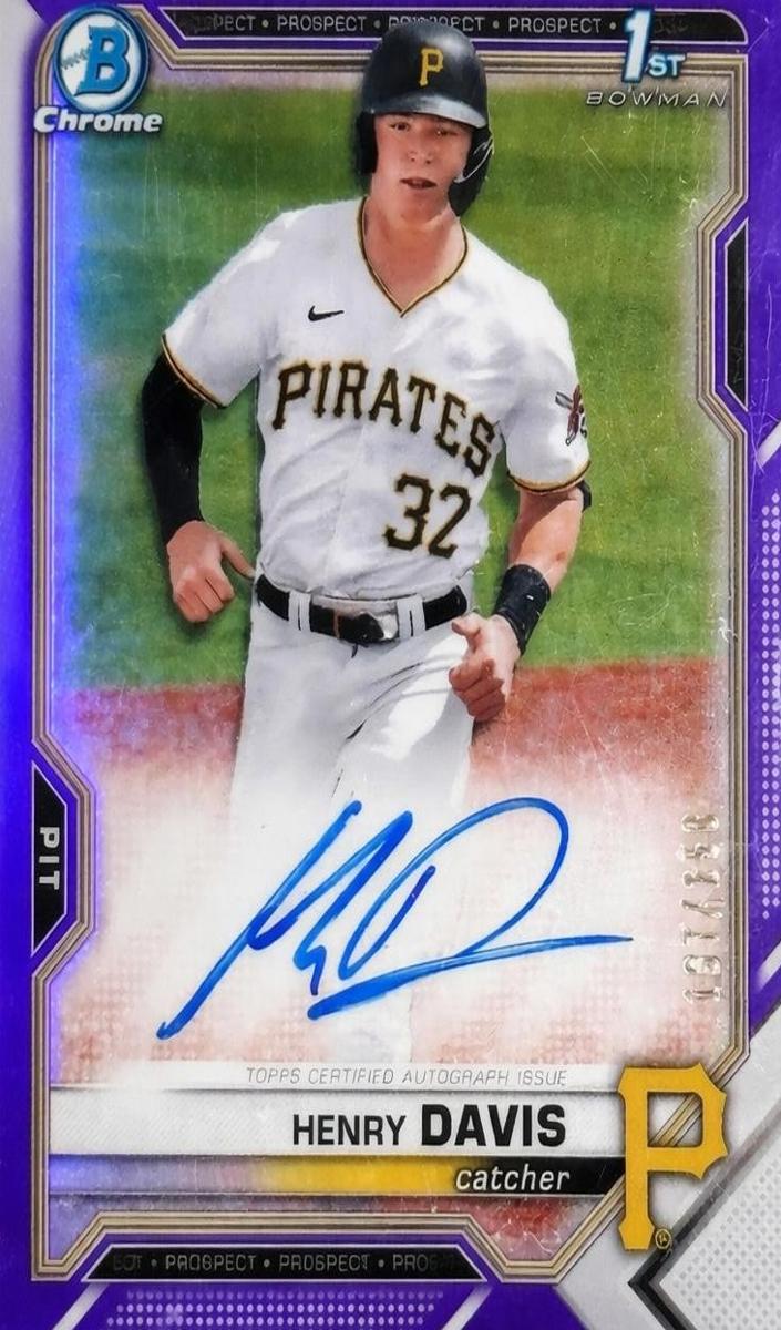 2021 Henry Davis [Purple Refractor] #CDA-HD
