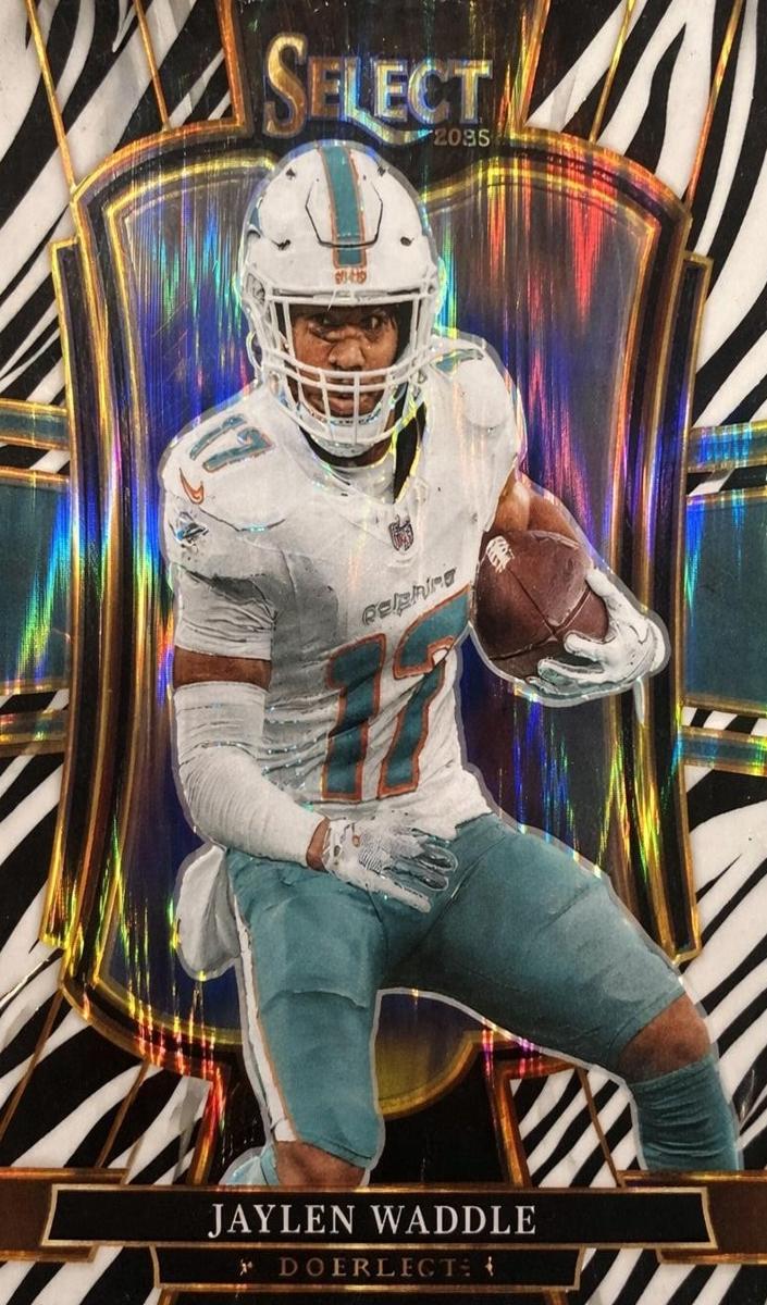 Jaylen Waddle 2025 Select Football card