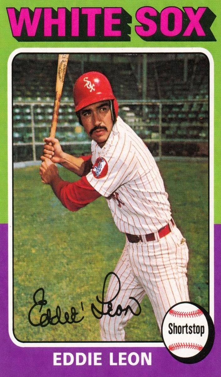 1975 Topps Eddie Leon #528 card