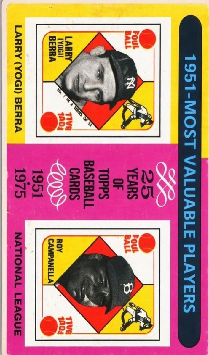 1975 1951 MVP's [Y. Berra, R. Campanella] #189