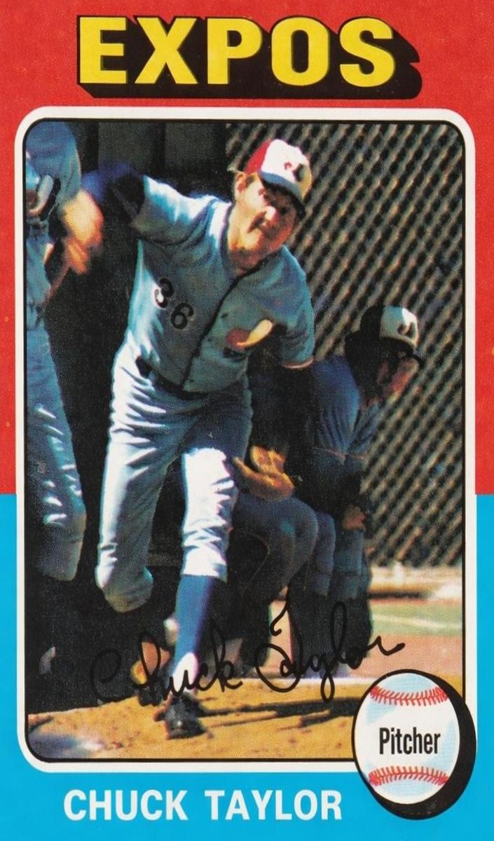 1975 Topps Chuck Taylor #58 card