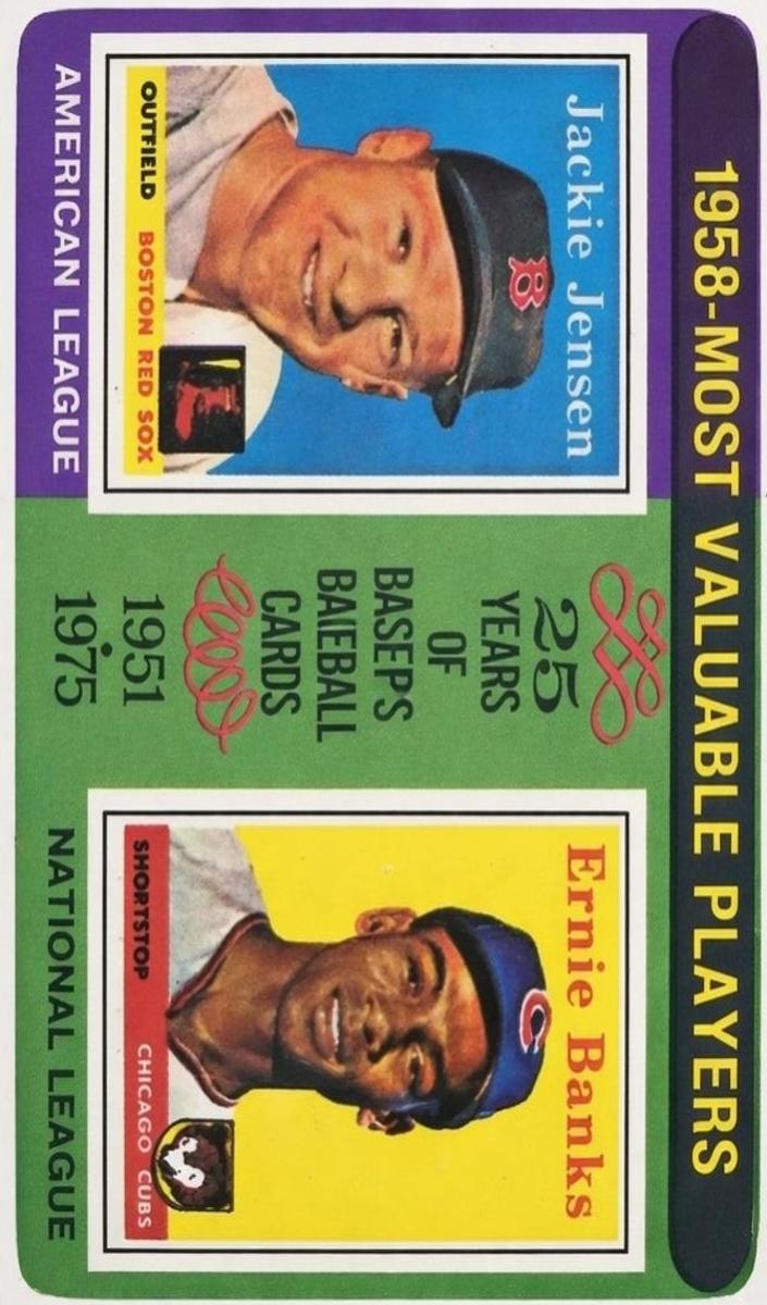 1975 1958-MVP'S Ernie Banks/Jensen #196