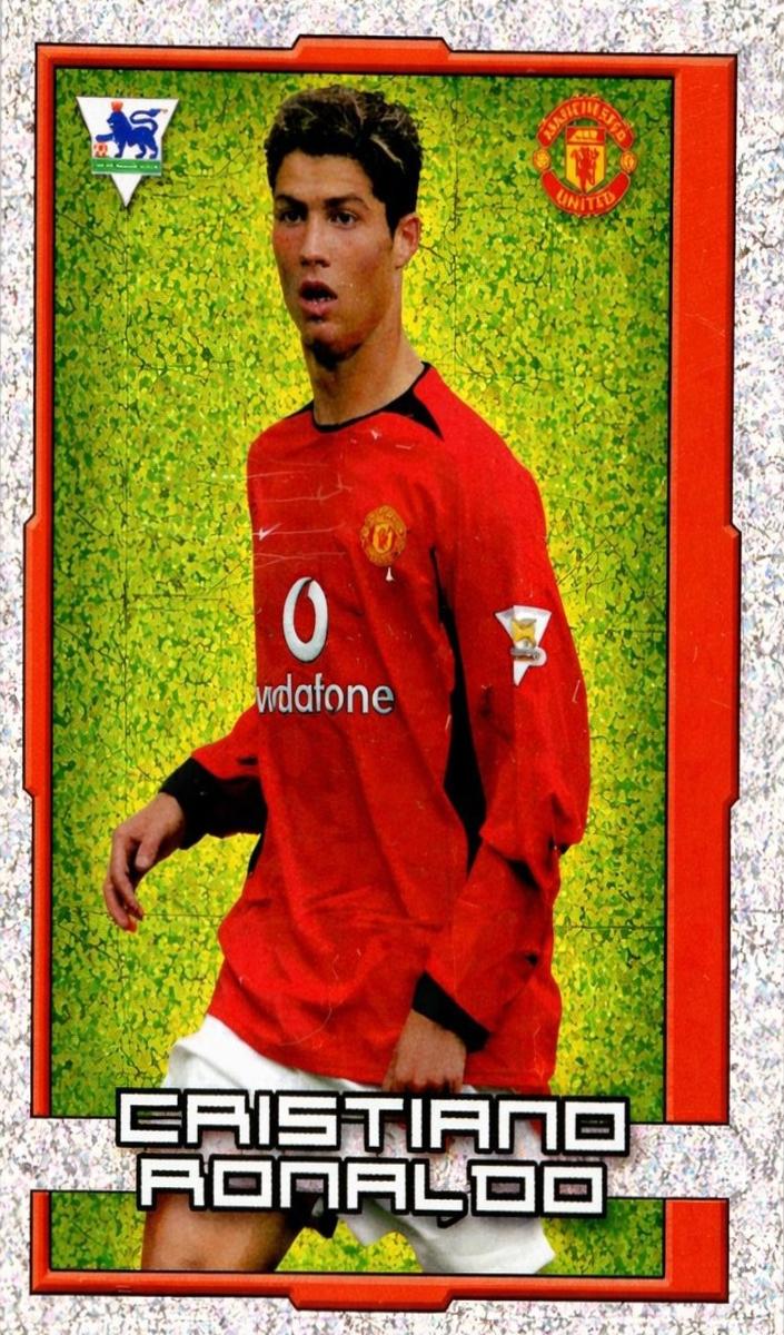 2003 Merlin's F.A. Premier League Stickers Cristiano Ronaldo #385 card