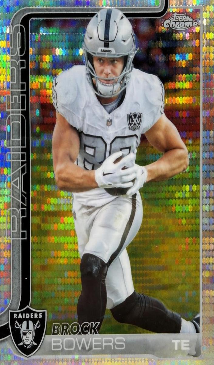 2025 Topps Chrome Brock Bowers #178 card