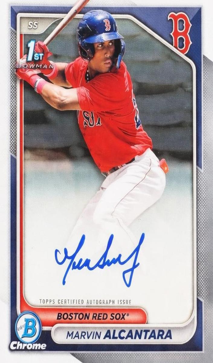 Marvin Alcantara 2024 Bowman Chrome Baseball card