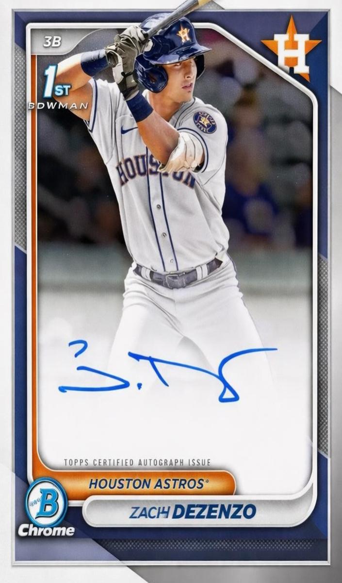 Zach Dezenzo 2024 Bowman Chrome Baseball card