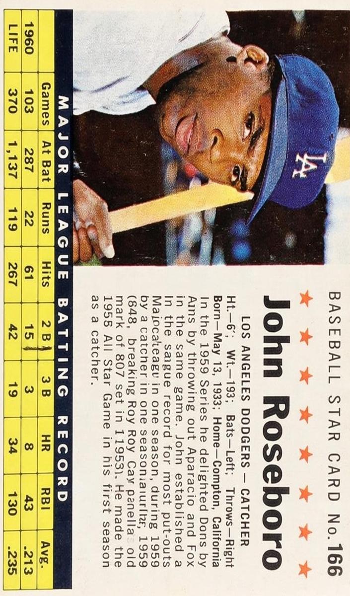 1961 John Roseboro [Perforated] #166