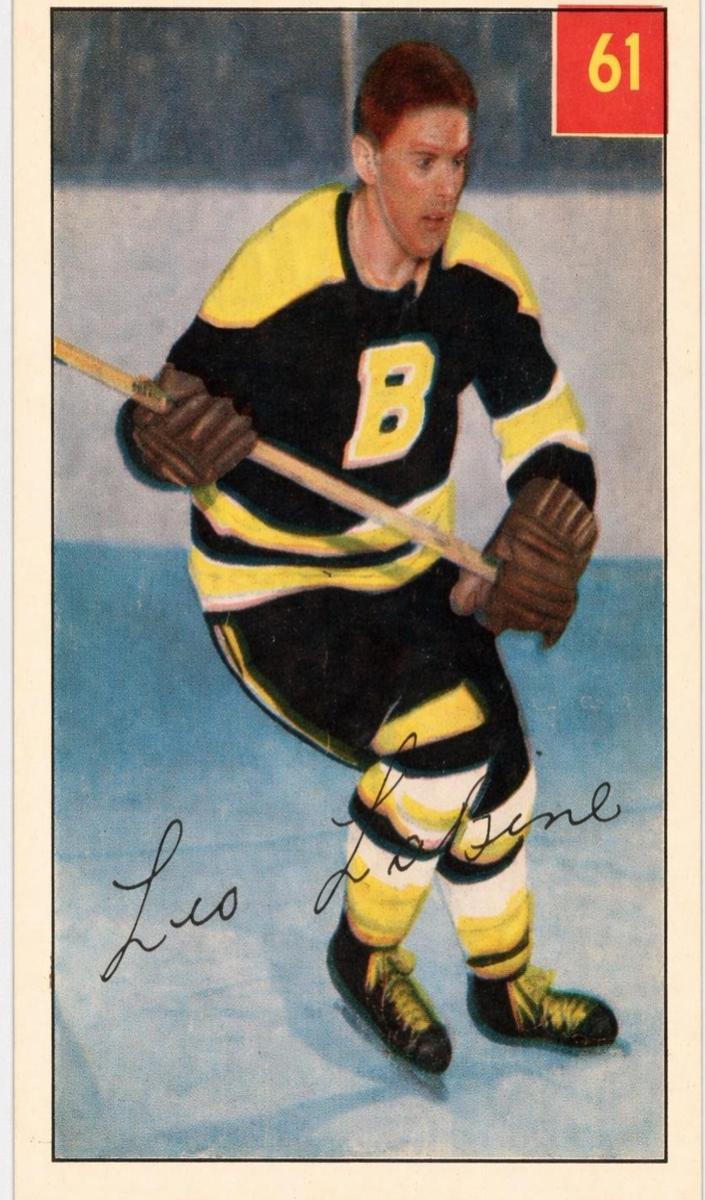 1954 Leo Labine [Lucky Premium Back] #61