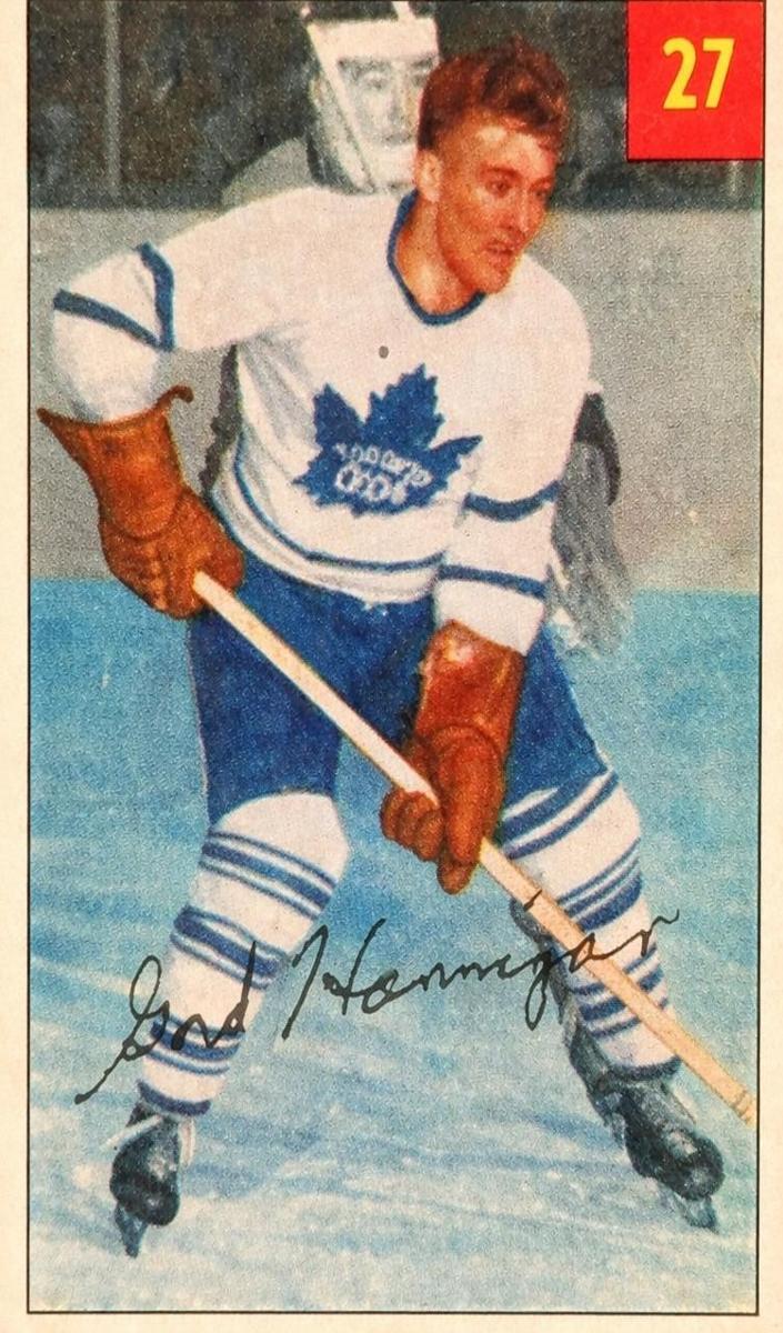1954 Gord Hannigan [Lucky Premium Back] #27
