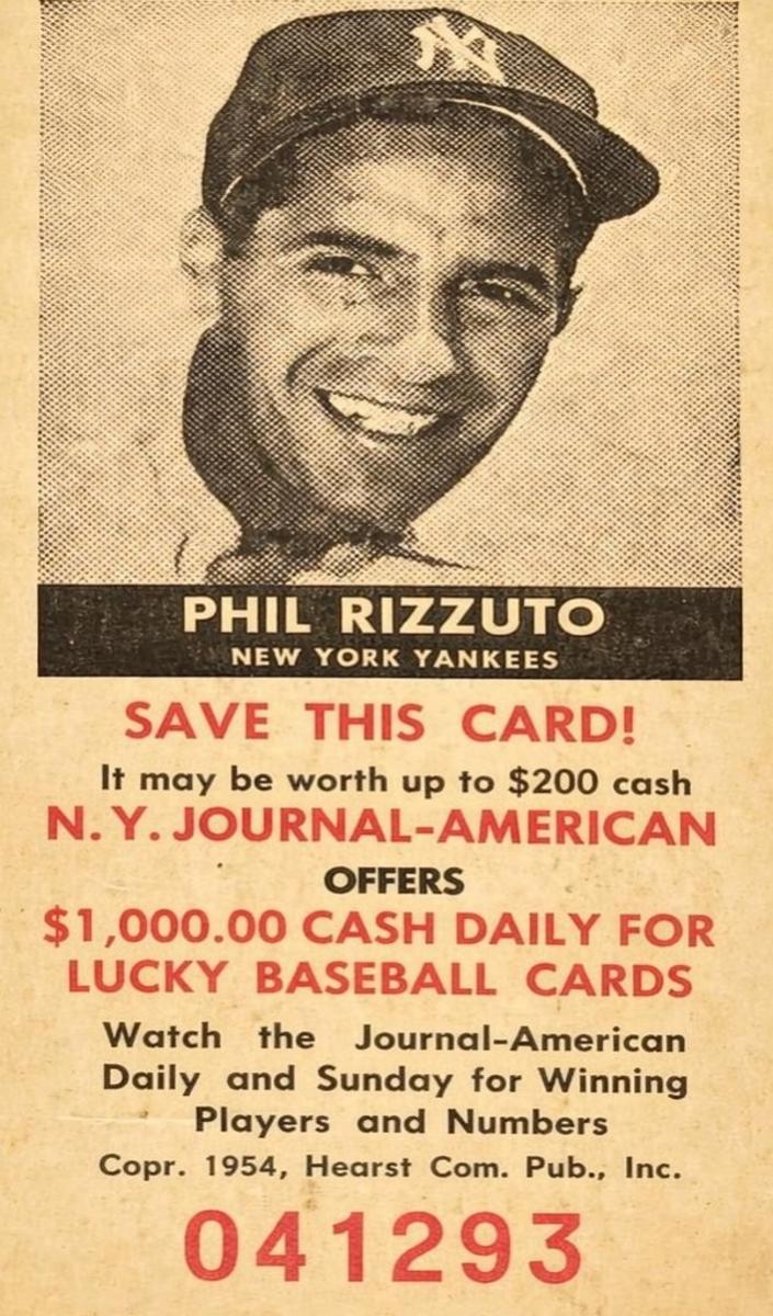 1954 Phil Rizzuto #NNO