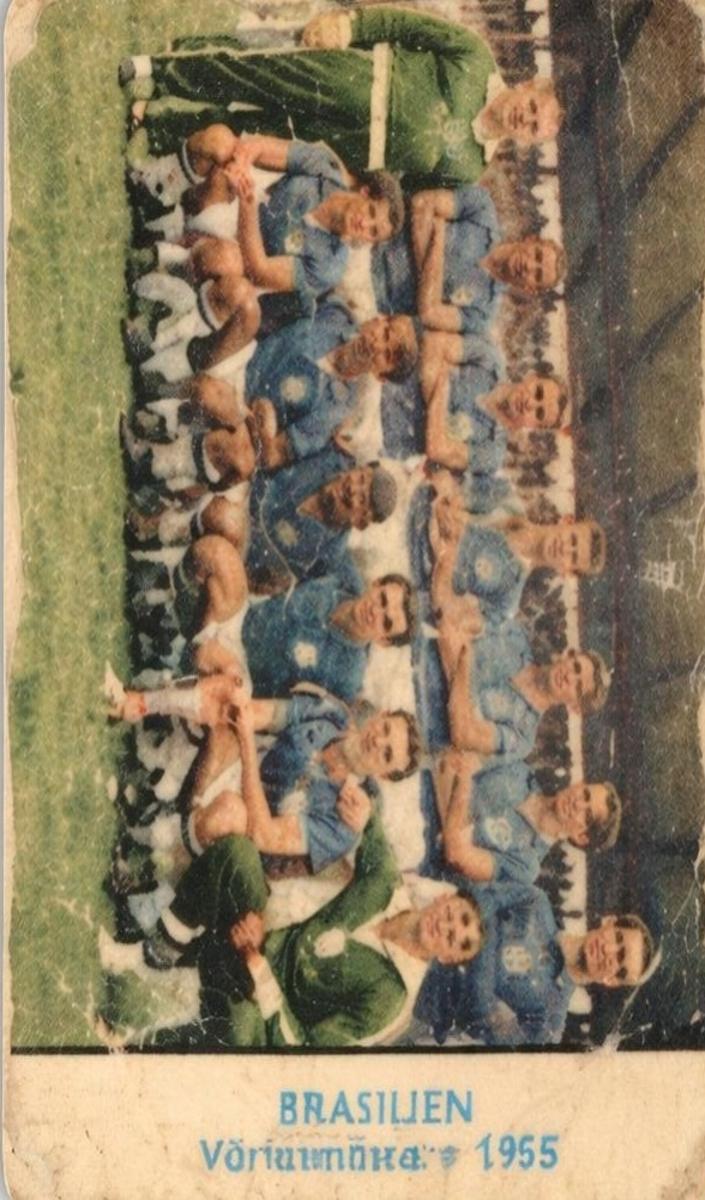 1958 Alifabolaget   WITH PELE #649 Alifabolaget Pele Brasilien front