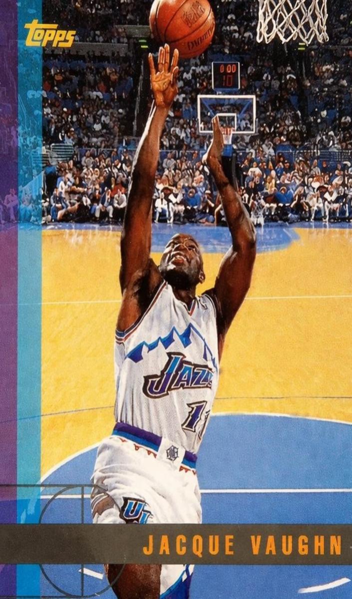 1997 Topps Chrome Jacque Vaughn #199 card