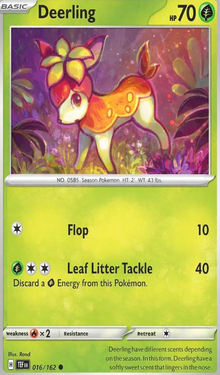 Deerling 2024 Pokemon Scarlet & Violet Temporal Forces