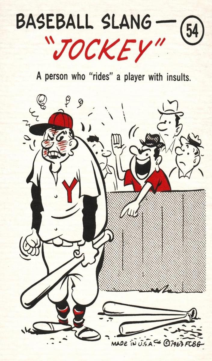 1963 Baseball Slang [Jockey] #54