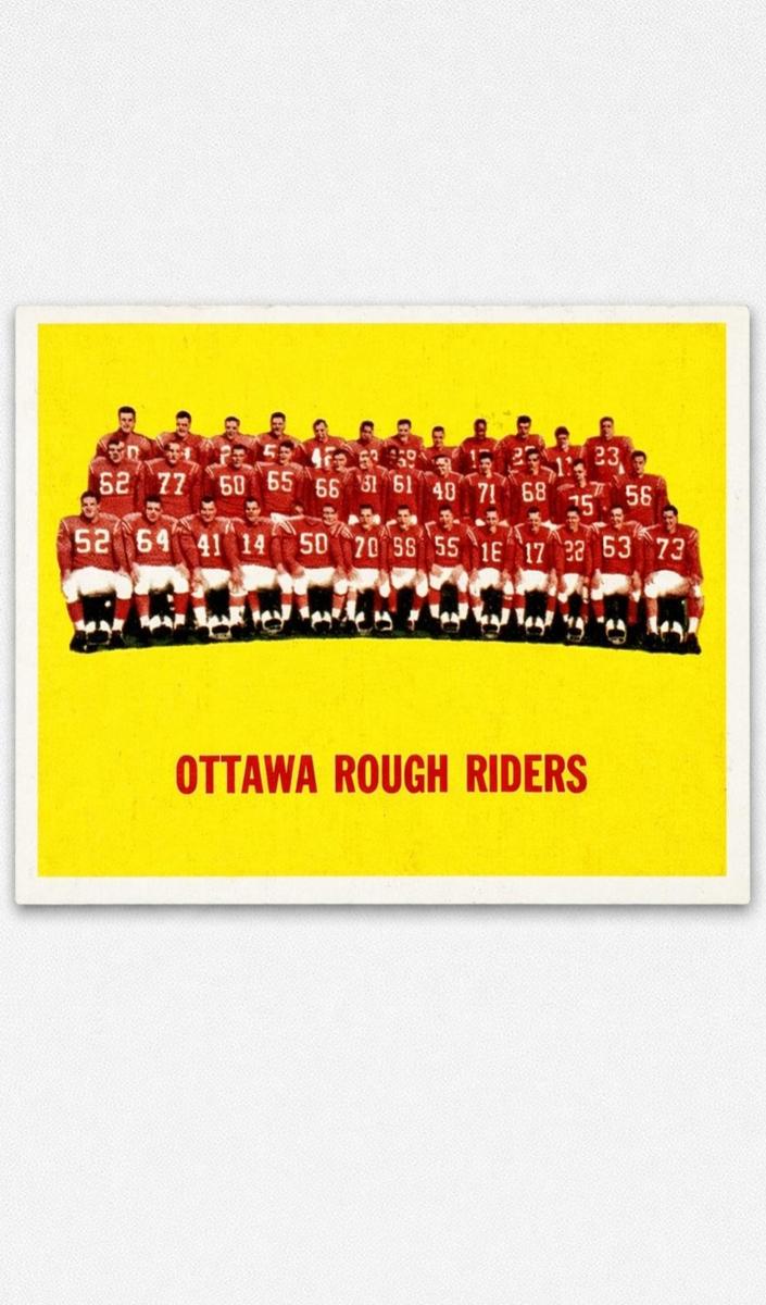 1964 Ottawa Rough Riders #58