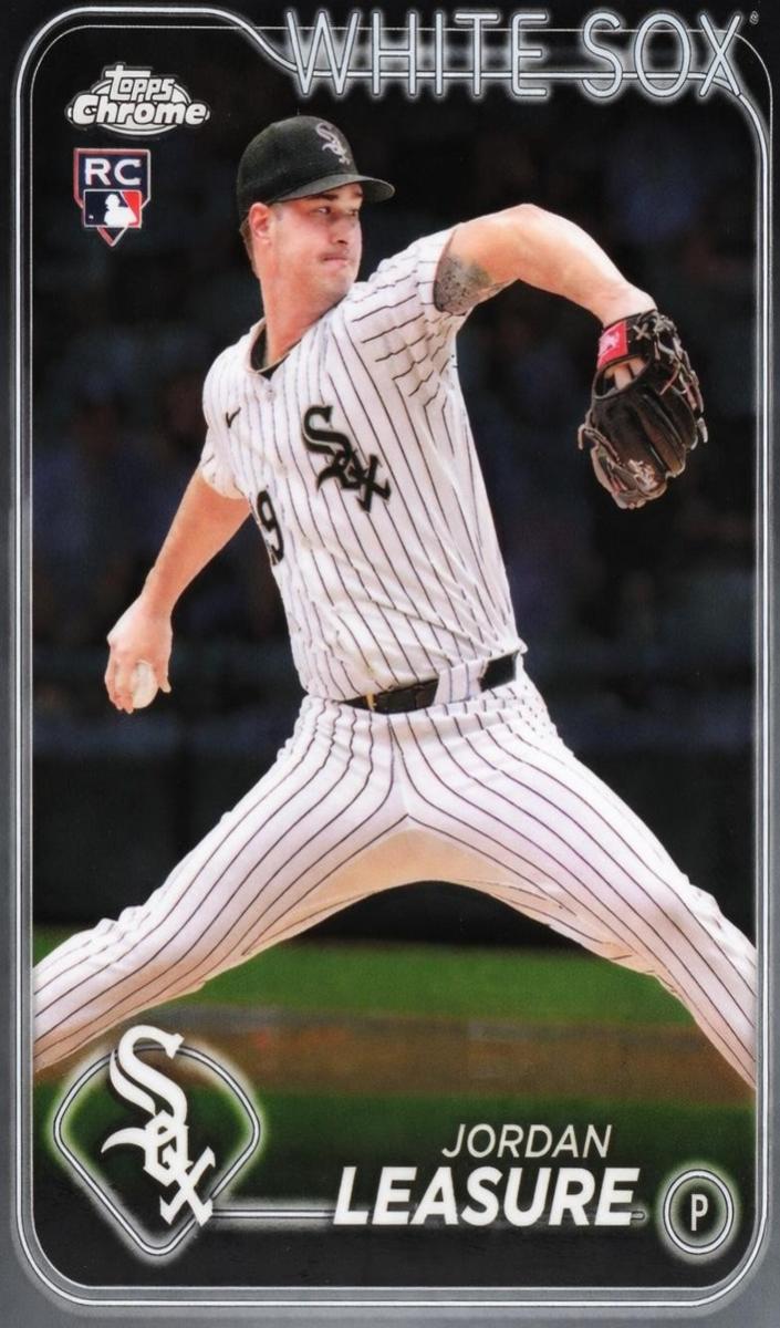 Jordan Leasure 2024 Chrome Update card