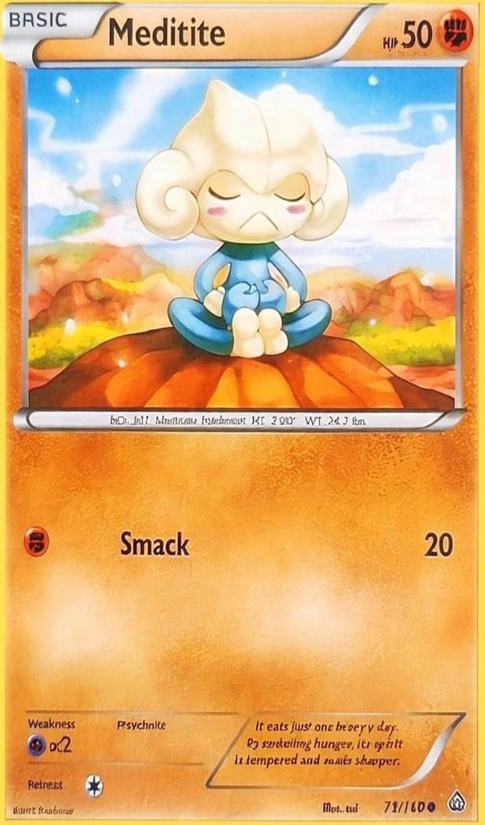 Meditite 2015 Pokemon XY Primal Clash